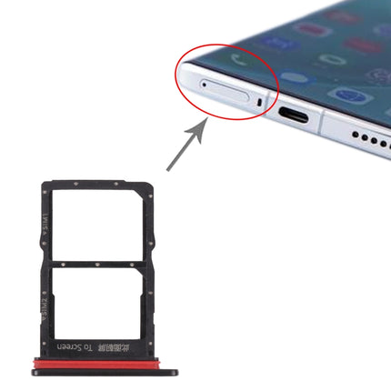 SIM Card Tray + SIM Card Tray for Huawei Nova 8 5G (Black)-garmade.com