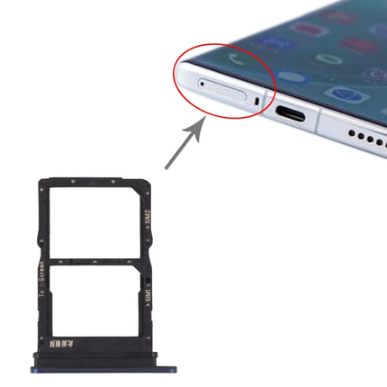 SIM Card Tray + SIM Card Tray for Huawei Nova 8 5G (Blue)-garmade.com