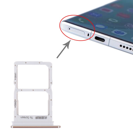 SIM Card Tray + SIM Card Tray for Huawei Nova 8 5G (Silver)-garmade.com