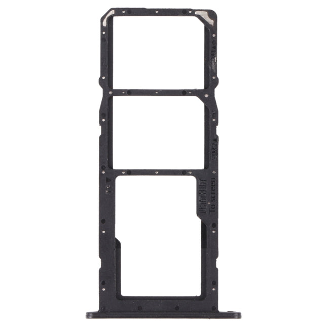 SIM Card Tray + SIM Card Tray + Micro SD Card Tray for Huawei Enjoy 20 SE 4G(Black)-garmade.com