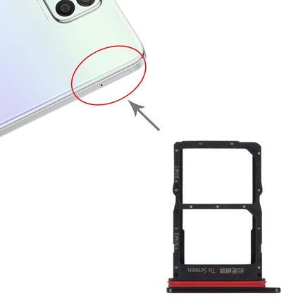 SIM Card Tray + SIM Card Tray for Huawei Nova 8 SE (Black)-garmade.com
