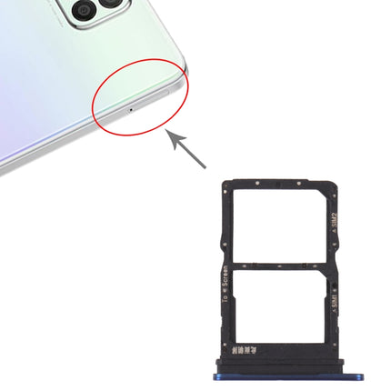 SIM Card Tray + SIM Card Tray for Huawei Nova 8 SE (Blue)-garmade.com