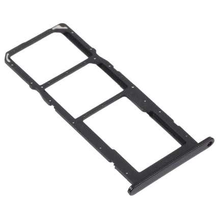 SIM Card Tray + SIM Card Tray + Micro SD Card Tray for Huawei Y7a (Black)-garmade.com