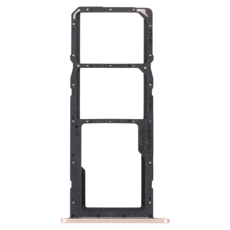 SIM Card Tray + SIM Card Tray + Micro SD Card Tray for Huawei Y7a (Gold)-garmade.com