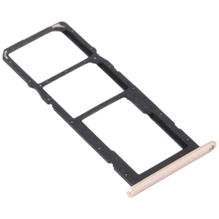 SIM Card Tray + SIM Card Tray + Micro SD Card Tray for Huawei Y7a (Gold)-garmade.com