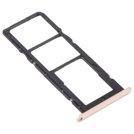 SIM Card Tray + SIM Card Tray + Micro SD Card Tray for Huawei Y7a (Gold)-garmade.com