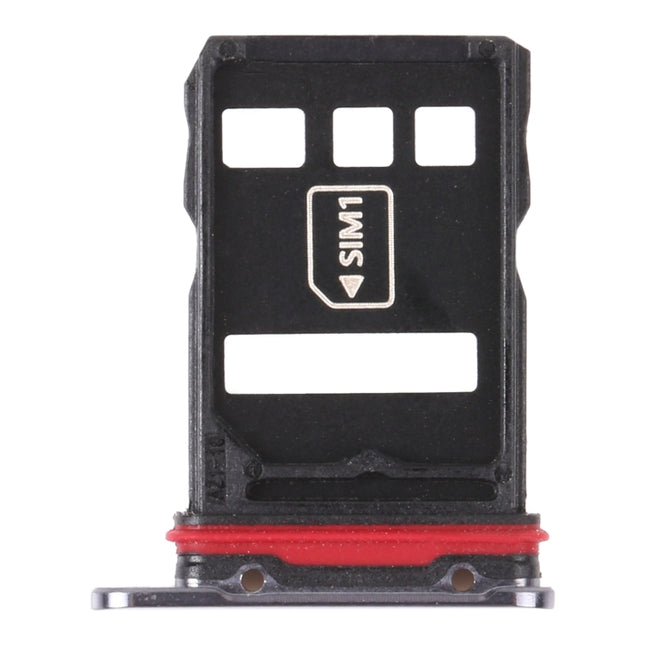 SIM Card Tray + NM Card Tray for Huawei Mate 40 Pro (Black)-garmade.com