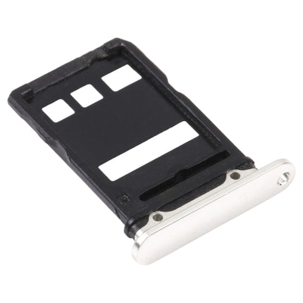 SIM Card Tray + NM Card Tray for Huawei Mate 40 (Silver)-garmade.com