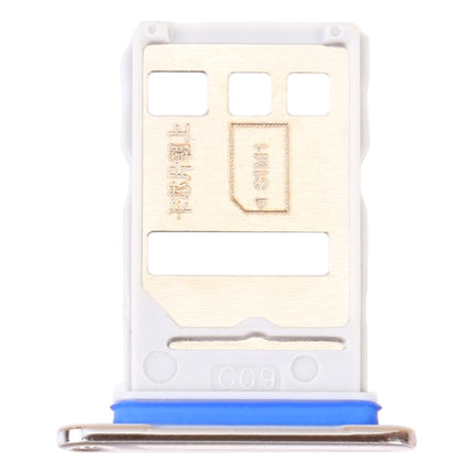 SIM Card Tray + NM Card Tray for Huawei Enjoy 20 Plus 5G (Silver)-garmade.com