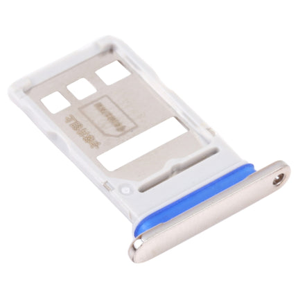 SIM Card Tray + NM Card Tray for Huawei Enjoy 20 Plus 5G (Silver)-garmade.com