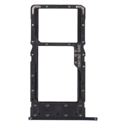 SIM Card Tray + SIM Card Tray / Micro SD Card Tray for Huawei Maimang 9 (Black)-garmade.com