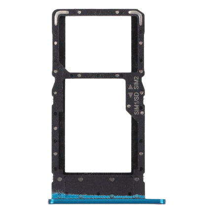 SIM Card Tray + SIM Card Tray / Micro SD Card Tray for Huawei Maimang 9 (Blue)-garmade.com