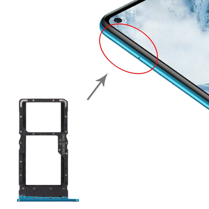 SIM Card Tray + SIM Card Tray / Micro SD Card Tray for Huawei Maimang 9 (Blue)-garmade.com