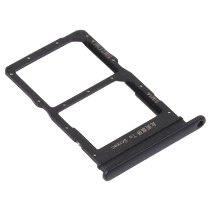 SIM Card Tray + SIM Card Tray / NMicro Card Tray for Honor X10 Max 5G (Black)-garmade.com