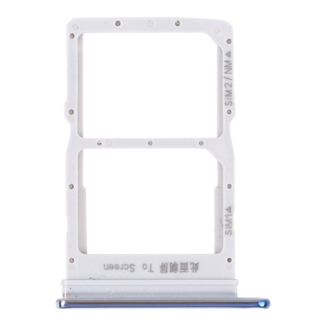 SIM Card Tray + SIM Card Tray / NMicro Card Tray for Honor X10 Max 5G (Silver)-garmade.com