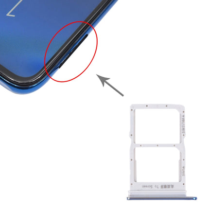 SIM Card Tray + SIM Card Tray / NMicro Card Tray for Honor X10 Max 5G (Silver)-garmade.com