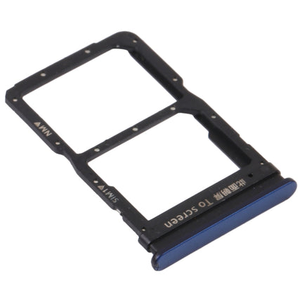 SIM Card Tray + NM Card Tray for Huawei Enjoy 20 Pro (Blue)-garmade.com