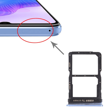 SIM Card Tray + NM Card Tray for Huawei Enjoy 20 Pro (Purple)-garmade.com