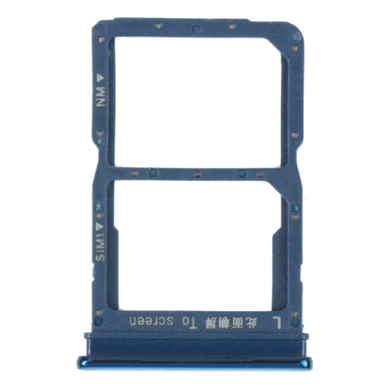 SIM Card Tray + NM Card Tray for Huawei P Smart S (Blue)-garmade.com