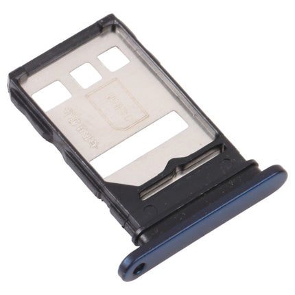 SIM Card Tray + SIM Card Tray / NM Card Tray for Honor X10 5G (Blue)-garmade.com