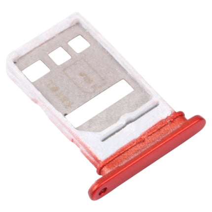 SIM Card Tray + SIM Card Tray / NM Card Tray for Honor X10 5G (Red)-garmade.com