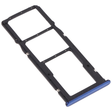 SIM Card Tray + SIM Card Tray + Micro SD Card Tray for Huawei Y5p (Blue)-garmade.com