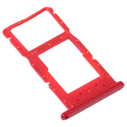 SIM Card Tray + SIM Card Tray / Micro SD Card Tray for Honor 9S (Red)-garmade.com