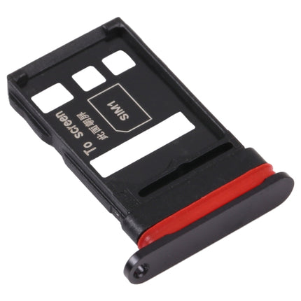 SIM Card Tray + SIM Card Tray for Huawei Nova 7 Pro 5G (Black)-garmade.com