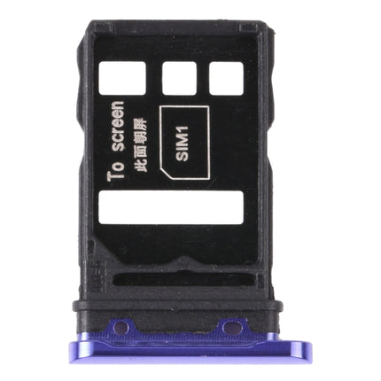 SIM Card Tray + SIM Card Tray for Huawei Nova 7 5G (Purple)-garmade.com