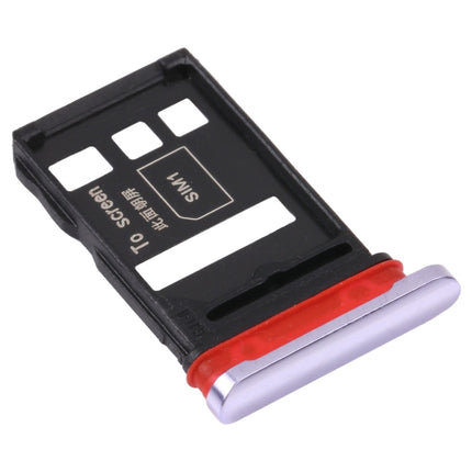 SIM Card Tray + SIM Card Tray for Huawei Nova 7 5G (Silver)-garmade.com