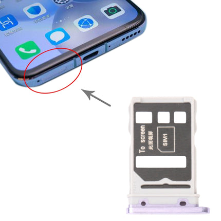 SIM Card Tray + SIM Card Tray for Honor 30 (Space Silver)-garmade.com