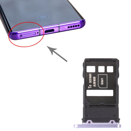 SIM Card Tray + SIM Card Tray for Honor 30 Pro (Purple)-garmade.com