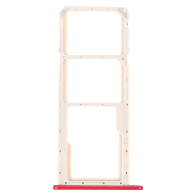 SIM Card Tray + SIM Card Tray + Micro SD Card Tray for Honor 8A 2020 (Red)-garmade.com