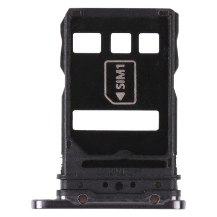 SIM Card Tray + NM Card Tray for Huawei P40 Pro+ (Black)-garmade.com