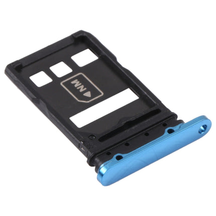 SIM Card Tray + NM Card Tray for Huawei P40 Pro+ (Blue)-garmade.com