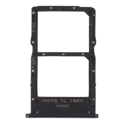 SIM Card Tray + NM Card Tray for Huawei Nova 7i (Black)-garmade.com