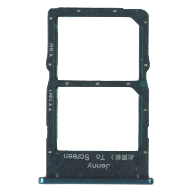 SIM Card Tray + NM Card Tray for Huawei Nova 7i (Green)-garmade.com