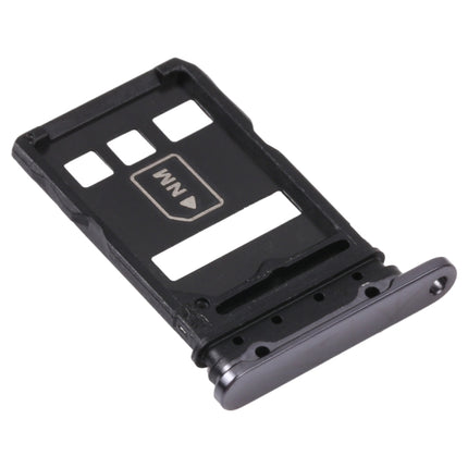 SIM Card Tray + NM Card Tray for Huawei P40 Pro (Black)-garmade.com