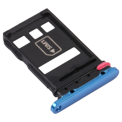 SIM Card Tray + NM Card Tray for Huawei P40 Pro (Blue)-garmade.com