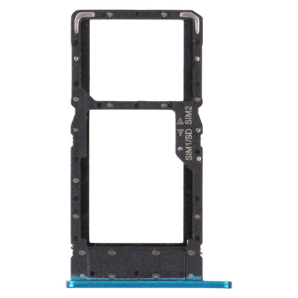 SIM Card Tray + SIM Card Tray / Micro SD Card Tray for Honor Play4 (Blue)-garmade.com