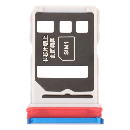 SIM Card Tray + SIM Card Tray for Huawei Nova 6 (Blue)-garmade.com