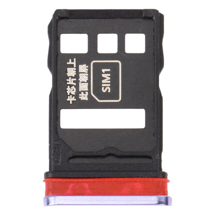 SIM Card Tray + SIM Card Tray for Huawei Nova 6 (Purple)-garmade.com