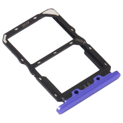 SIM Card Tray + NM Card Tray for Huawei Nova 5 Pro (Purple)-garmade.com