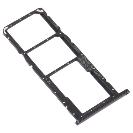 SIM Card Tray + SIM Card Tray + Micro SD Card Tray for Huawei Enjoy 9e (Black)-garmade.com