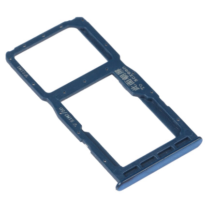 SIM Card Tray + SIM Card Tray / Micro SD Card Tray for Huawei Nova 4e(Blue)-garmade.com