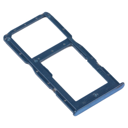 SIM Card Tray + SIM Card Tray / Micro SD Card Tray for Huawei Nova 4e(Blue)-garmade.com