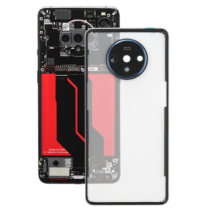 Battery Back Cover With Camera Lens for OnePlus 7T(Transparent)-garmade.com