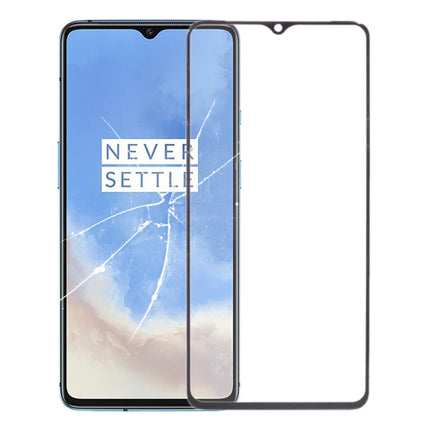 Front Screen Outer Glass Lens for OnePlus 7T (Black)-garmade.com