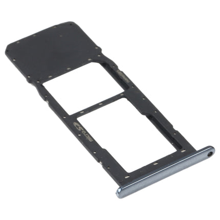 SIM Card Tray + Micro SD Card Tray for LG K61 LMQ630EAW, LM-Q630 (Black)-garmade.com