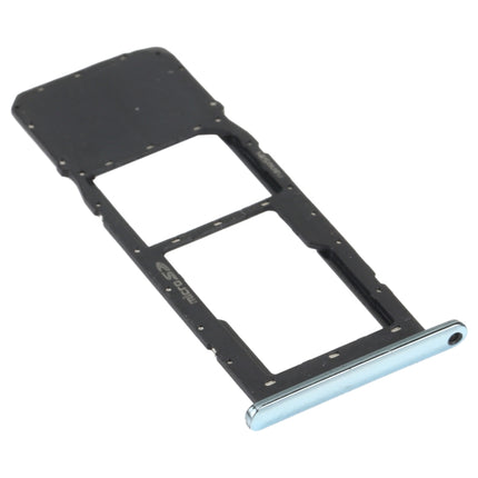 SIM Card Tray + Micro SD Card Tray for LG K61 LMQ630EAW, LM-Q630 (Blue)-garmade.com